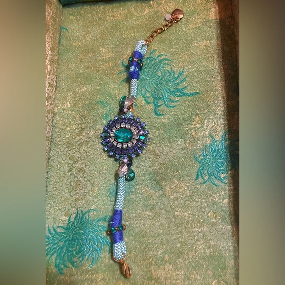 Betsey Johnson Multi Stone Saint Bart  Bracelet - Picture 5 of 8